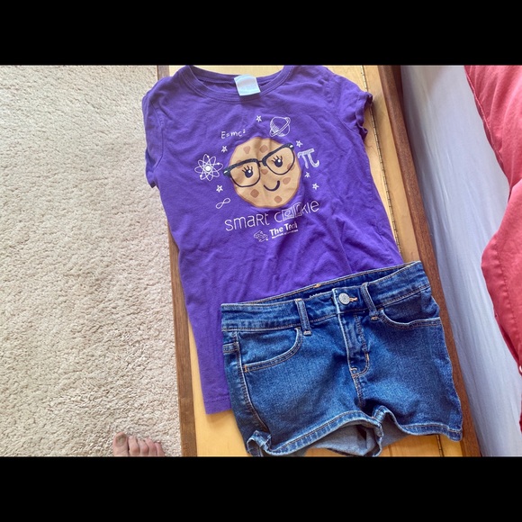 Gap Jeans and Tech Museum Girls outfit size 7 - Picture 1 of 7
